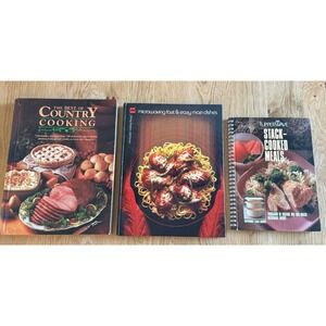 Tupperware Stack Cooked Meals Cookbook Bundle Lot Country Easy Main Dishes
